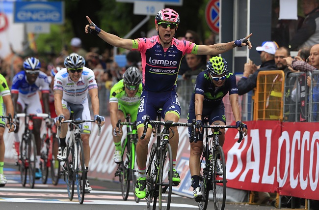 Giro d'Italia 2015 - 98a edizione - 7a tappa Grosseto - Fiuggi 264 km - 15/05/2015 - Diego Ulissi (Lampre - Merida) - foto Roberto Bettini/BettiniPhoto©2015